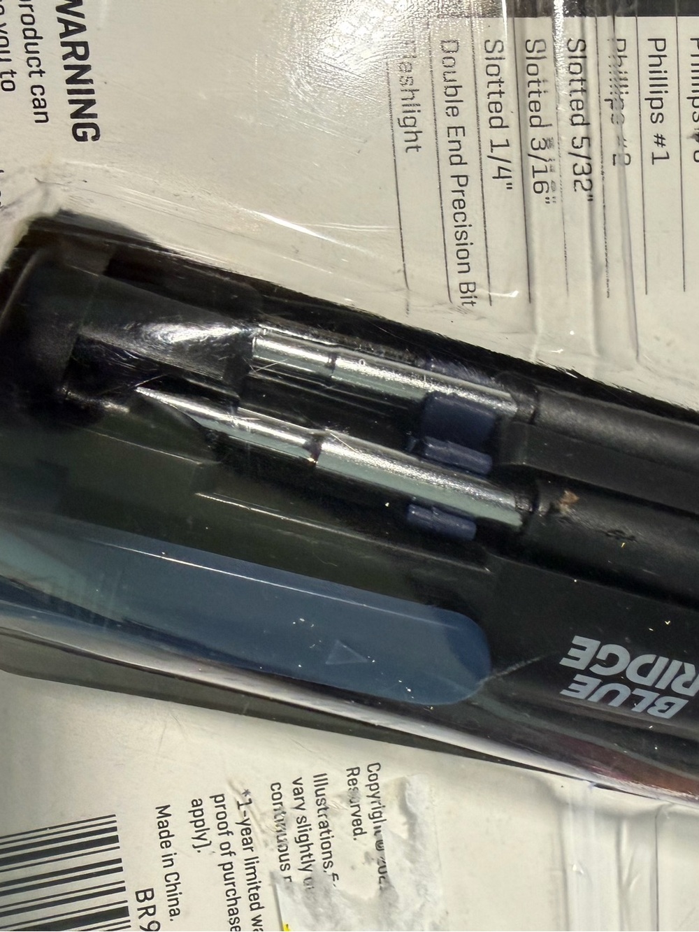 Blue Ridge 8 in 1 Screwdriver. NEW - Picture 4 of 6